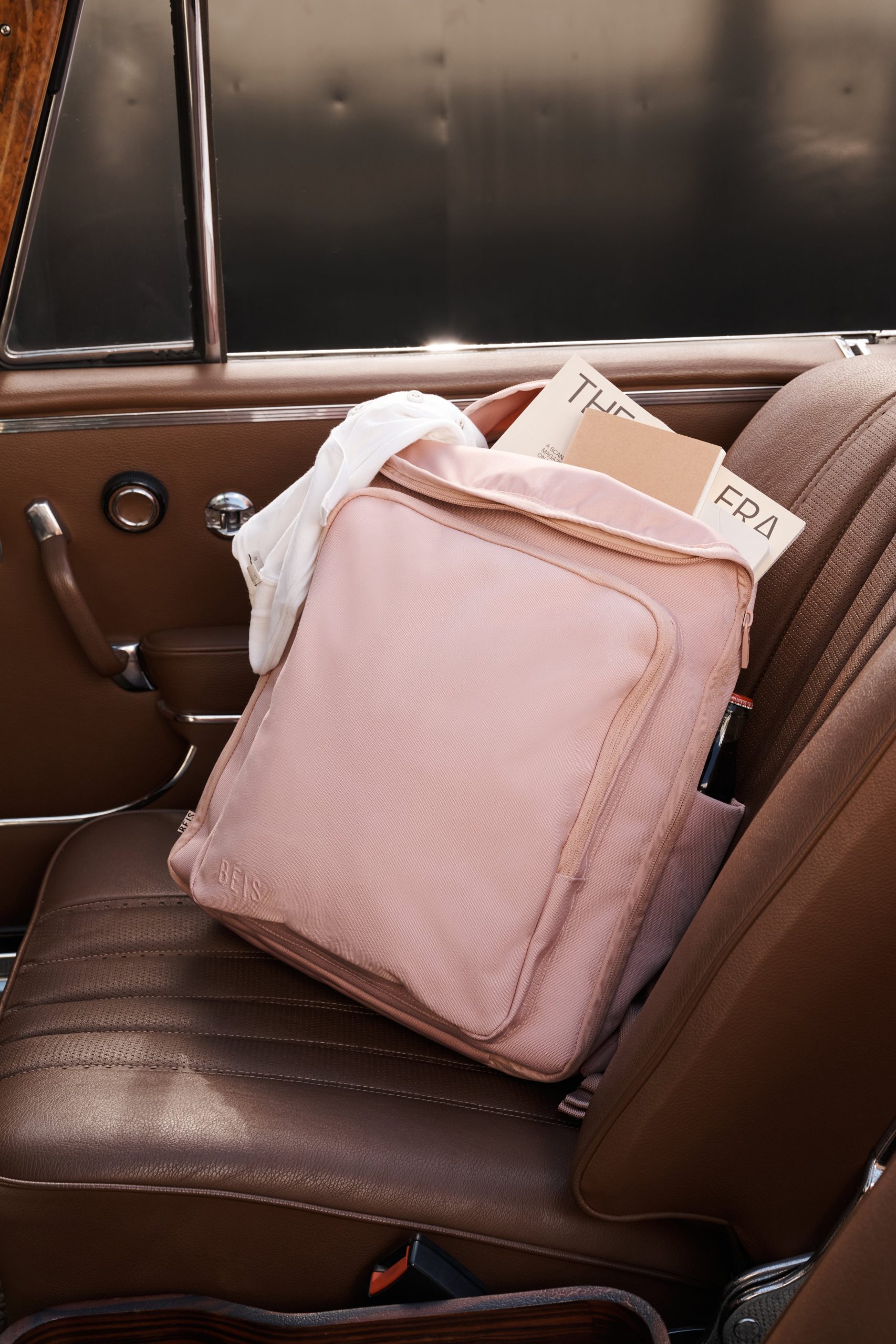 The Travel Backpack in Atlas Pink - Image 4