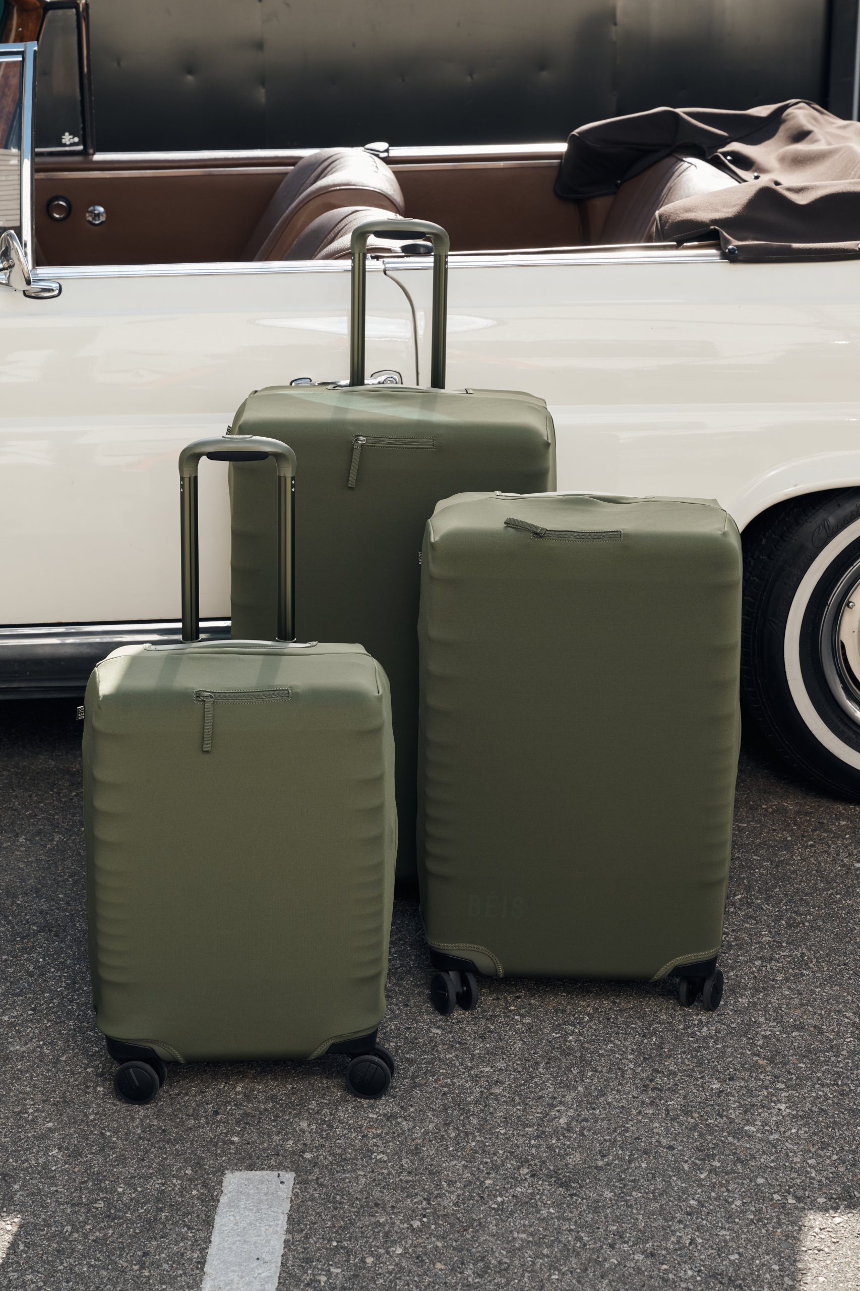 The Medium Check-In Roller in Olive - Image 5