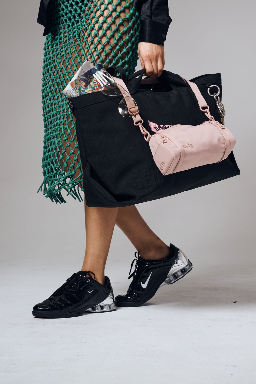 The Expandable Crossbody Charm in Atlas Pink - Image 5