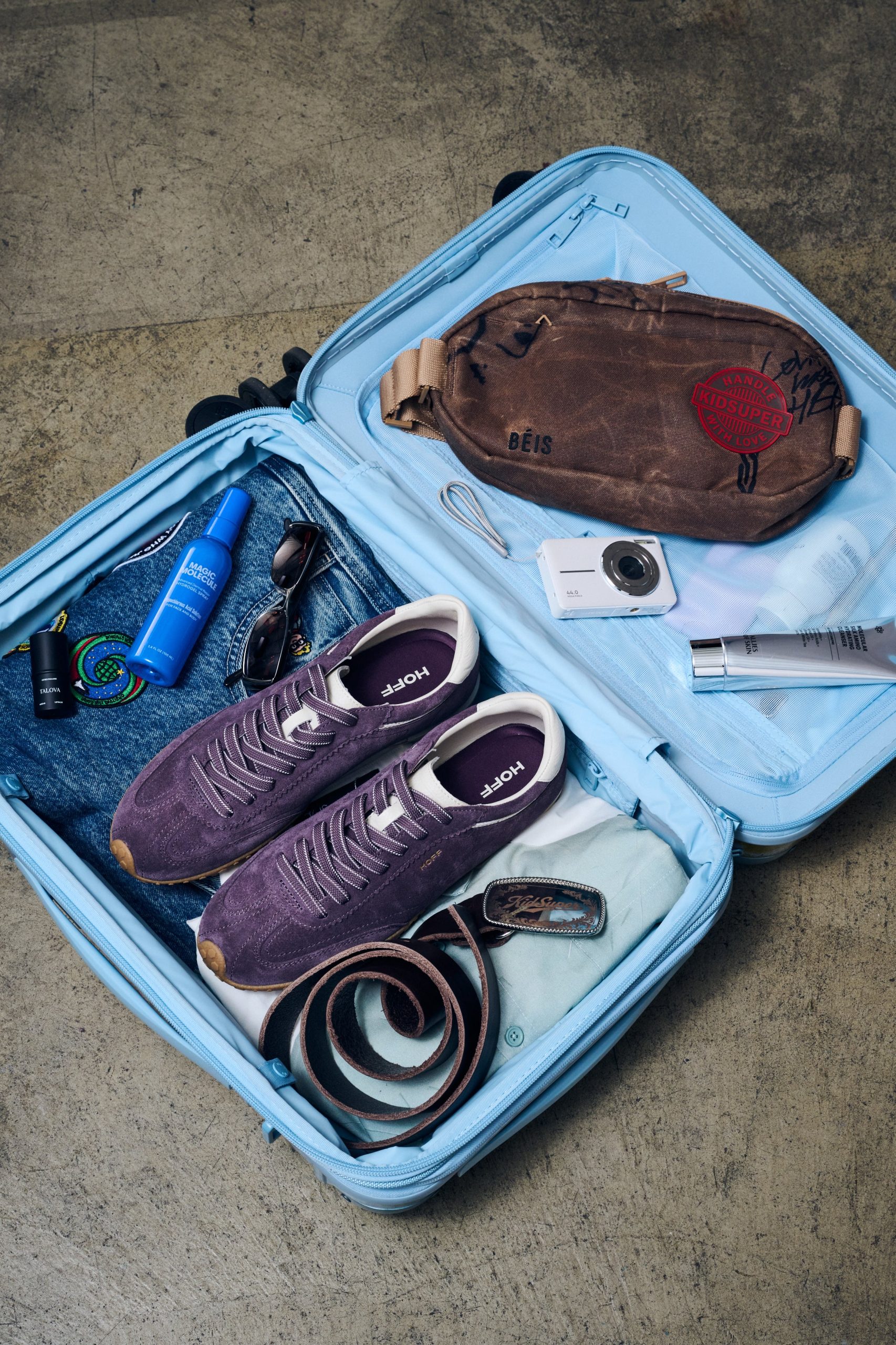 BÉIS x KidSuper The Hybrid Carry-On Roller in The Finale - Image 2