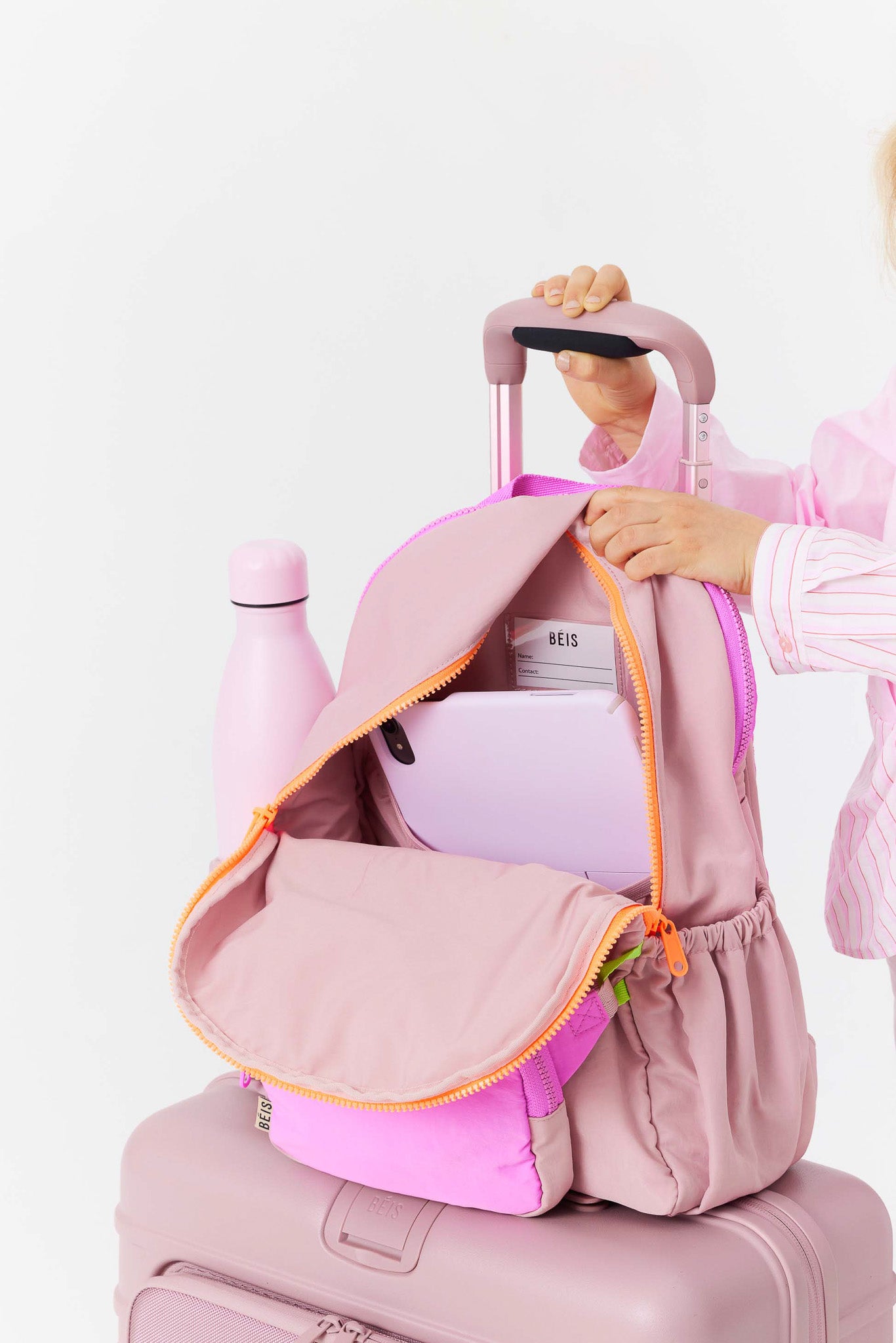 The Kids Backpack in Atlas Pink - Image 6