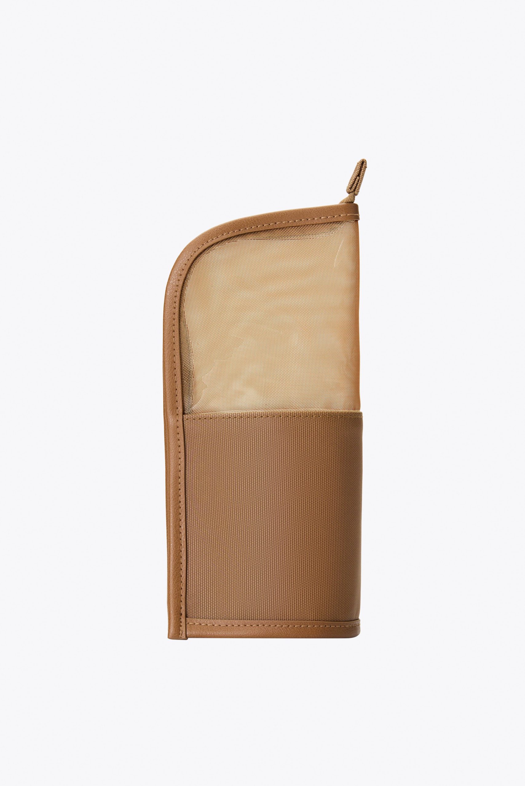The Makeup Brush Pouch in Camel - Image 2