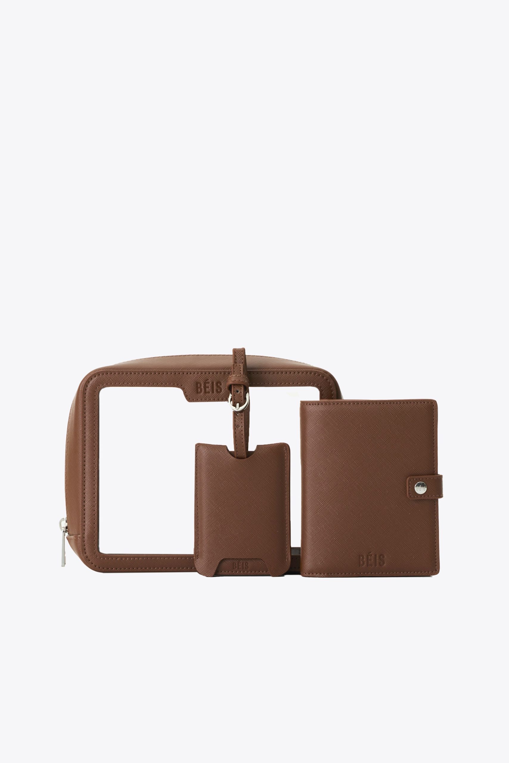 The Passport & Luggage Tag Set in Maple - Image 4