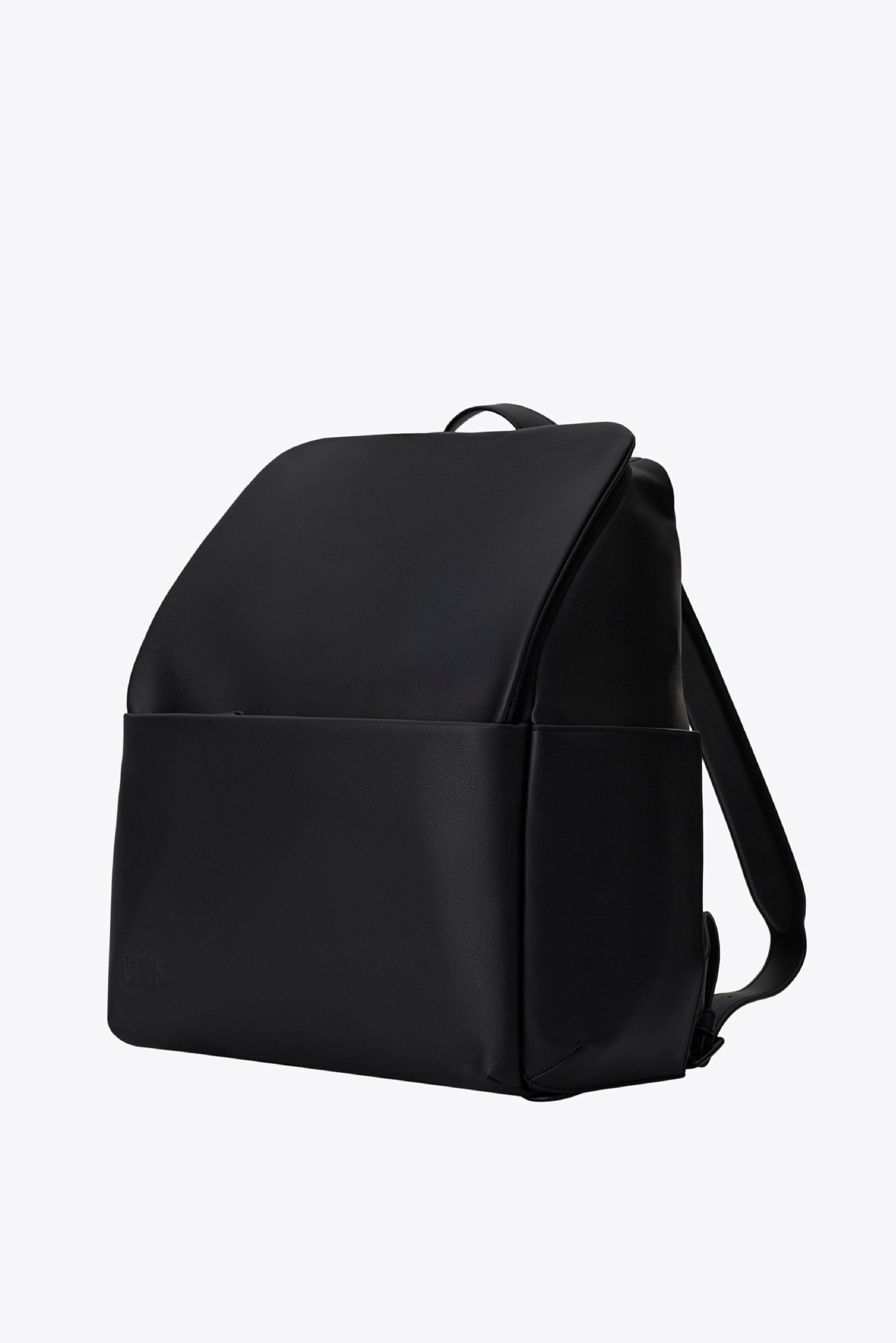 The Everyday Diaper Backpack in Black Vegan Leather - Image 5