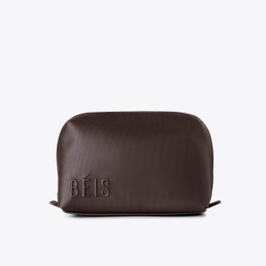 The Small Cosmetic Pouch in Espresso