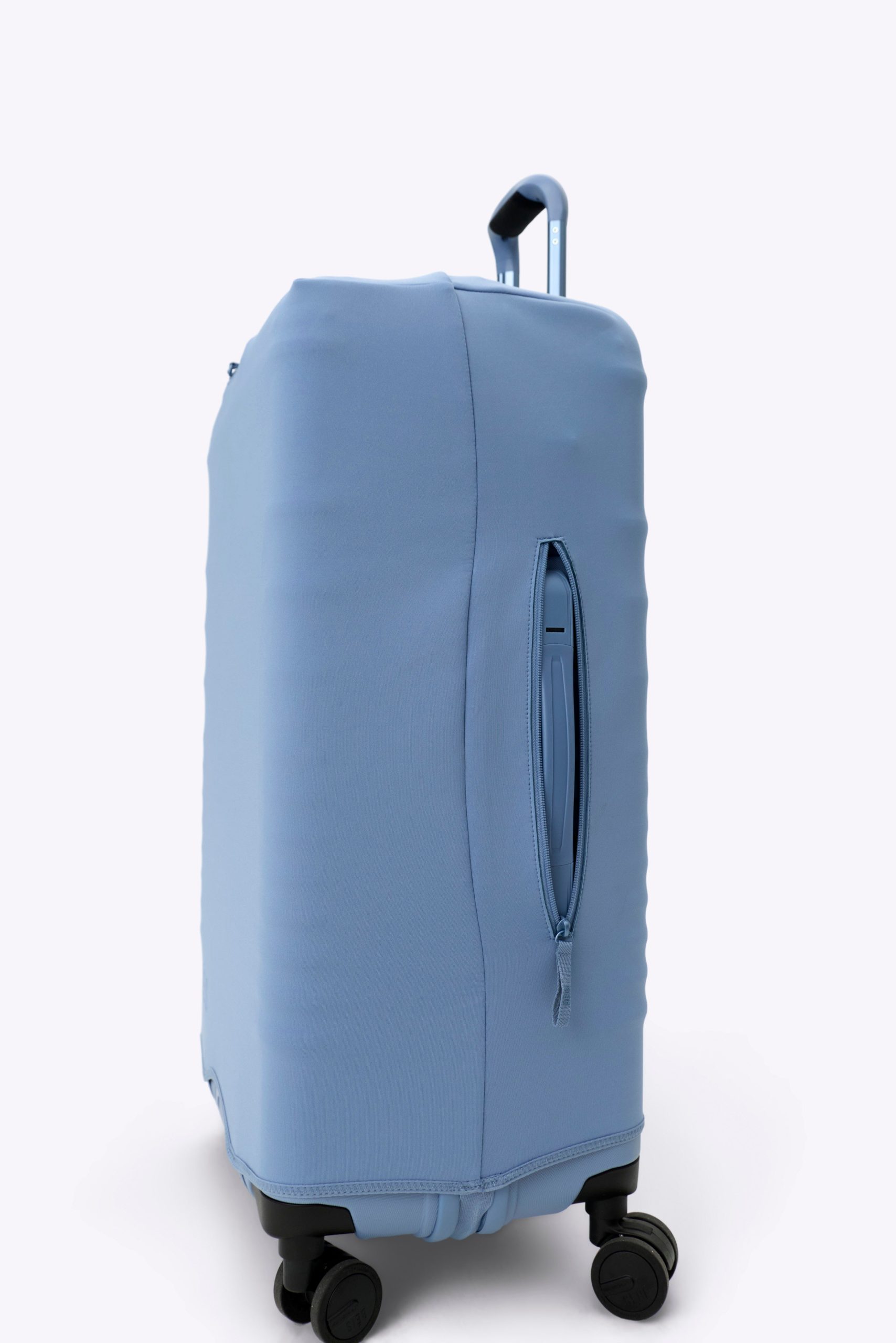 The Hybrid Check-In Luggage Cover in Dusty Blue - Image 5