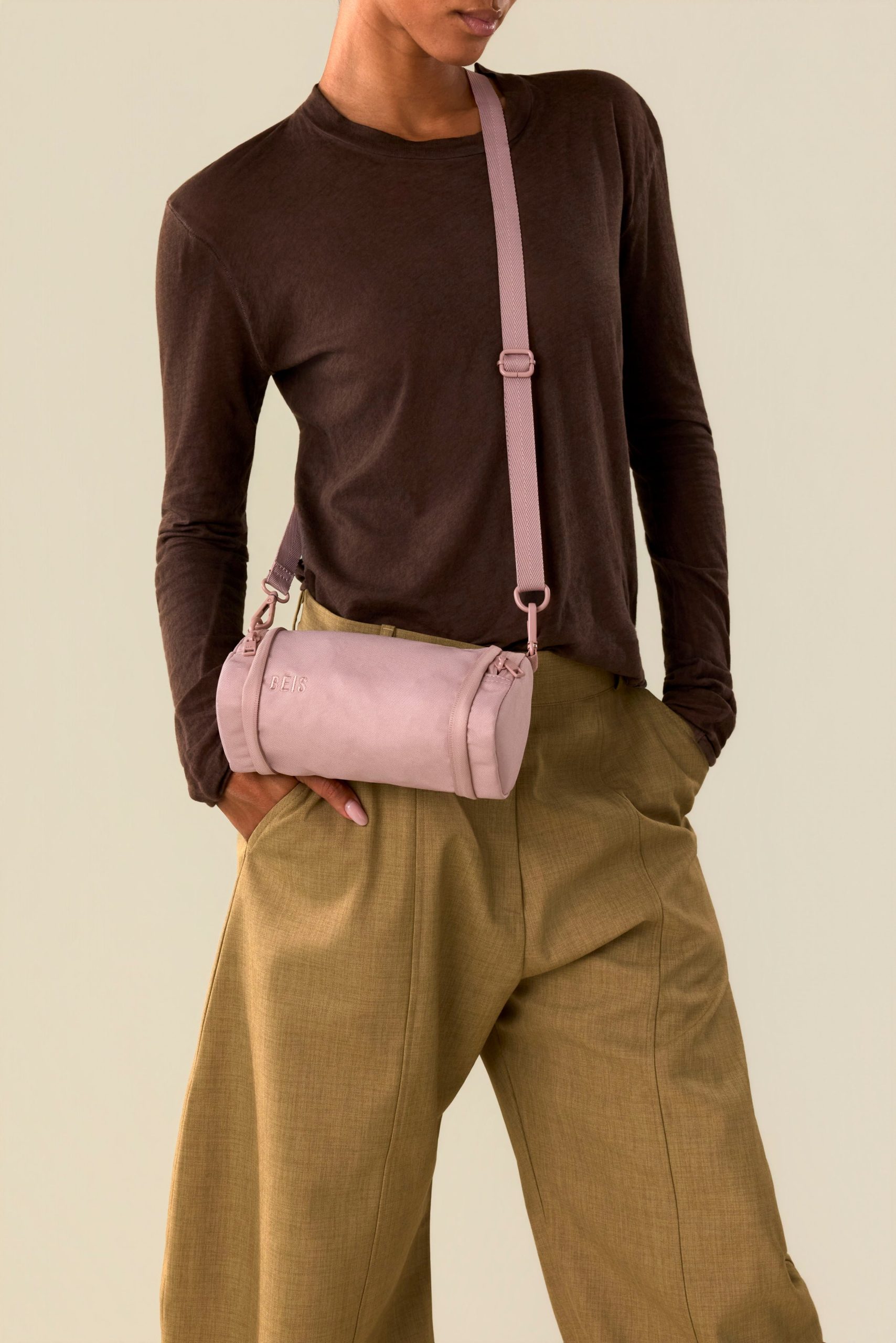 The Expandable Crossbody Charm in Atlas Pink - Image 4