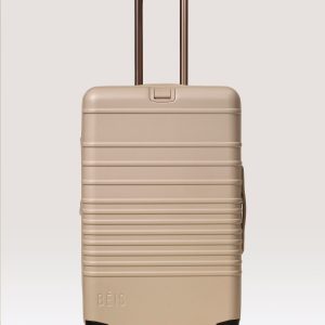 The Medium Check-In Roller in Beige