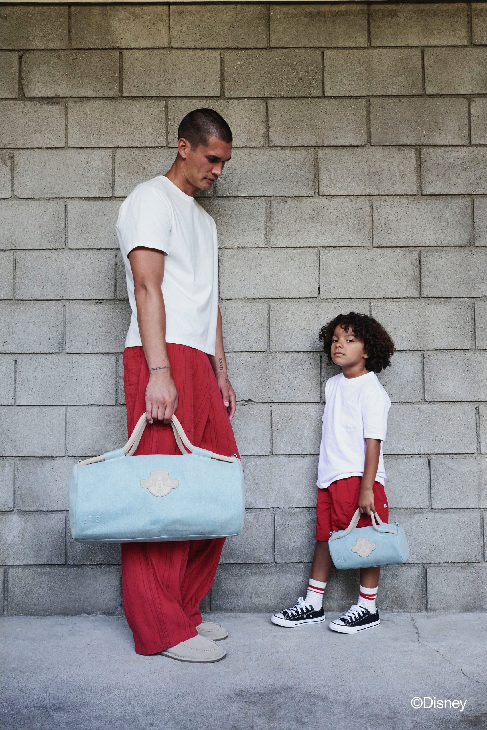 The Disney Large Duffle in Blue Jeans - Image 3
