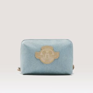 The Disney Small Cosmetic Pouch in Blue Jeans