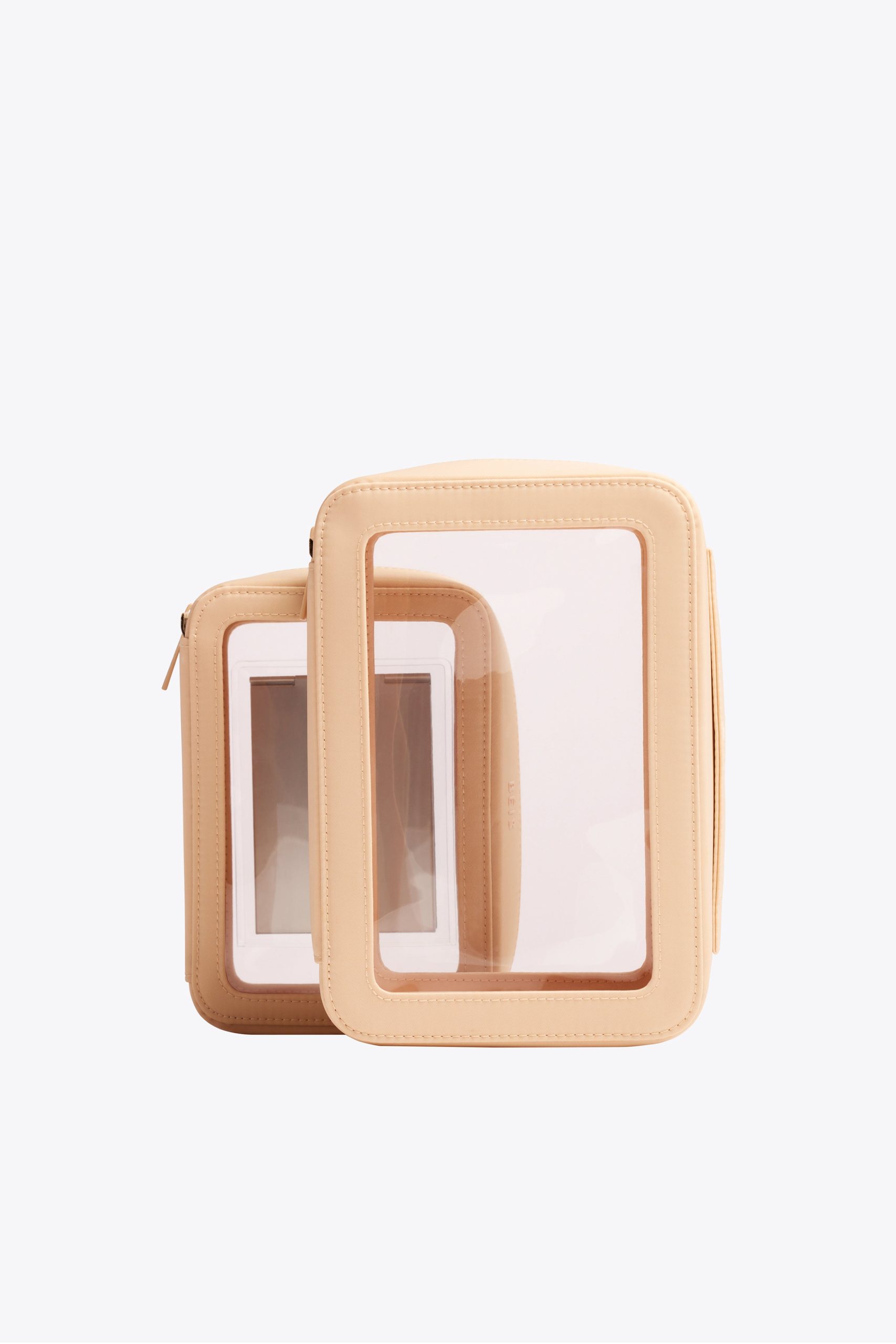 The In Flight Cosmetic Set in Beige - Image 5
