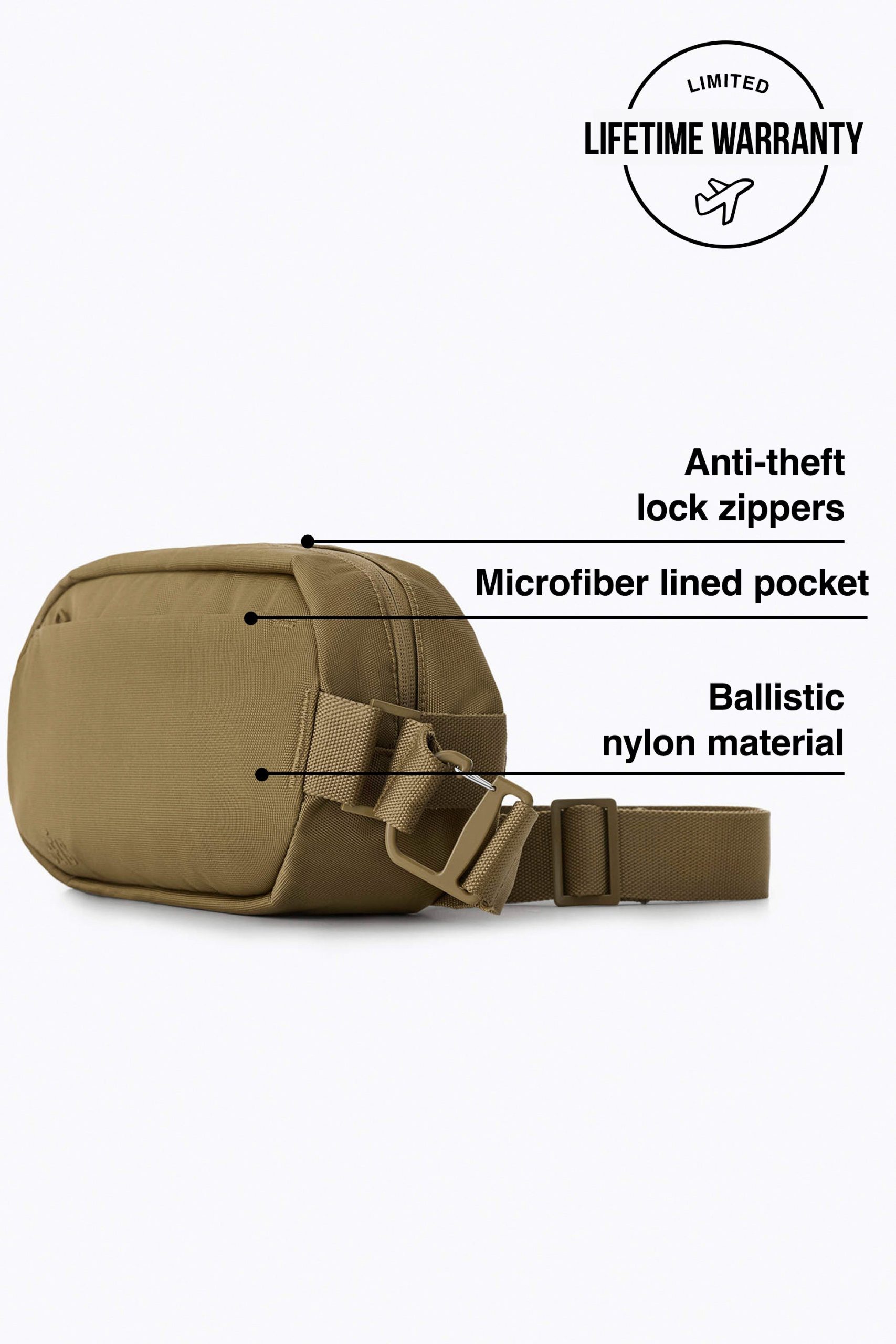 The Pro Travel Sling in Khaki - Image 2