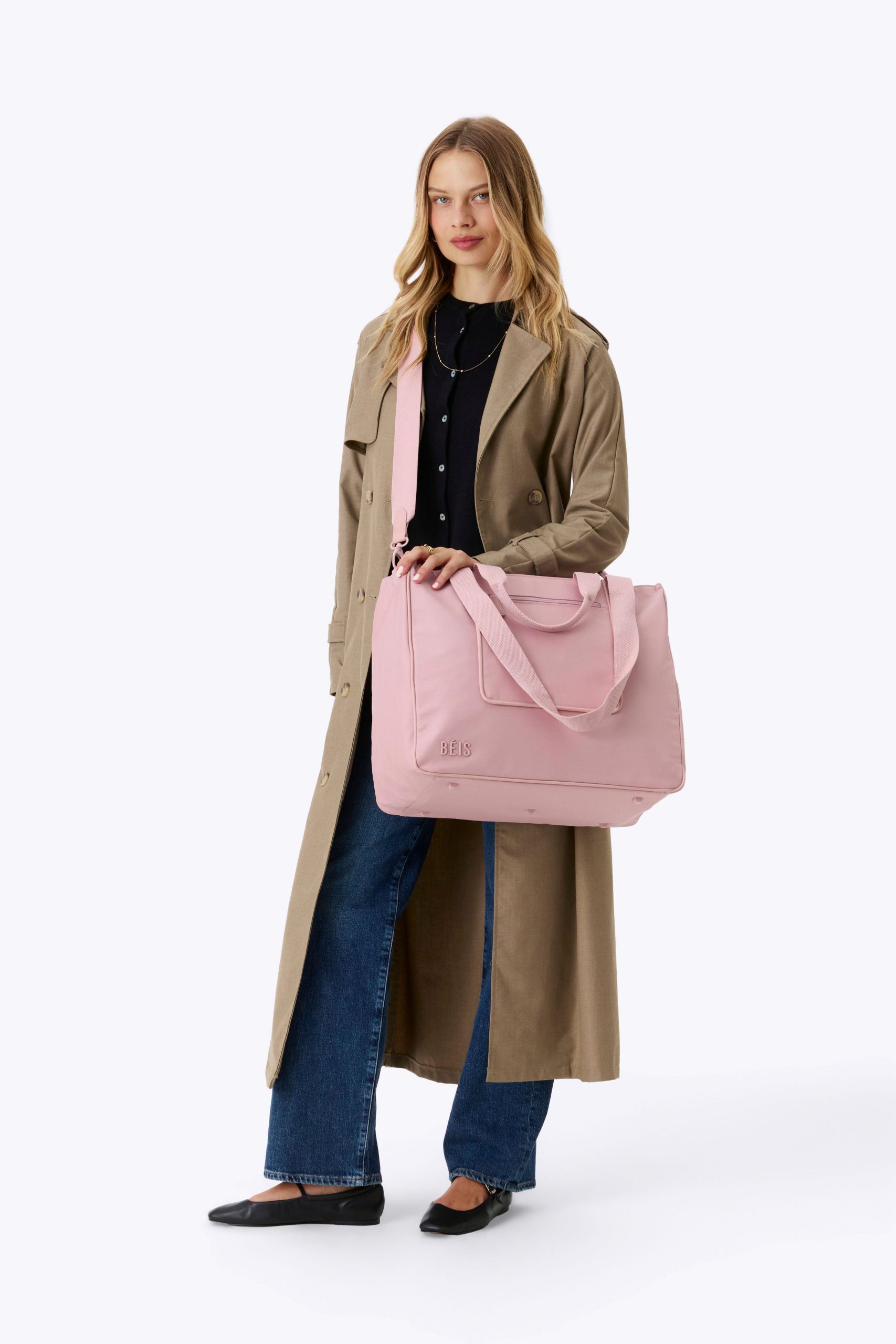 The East To West Tote in Atlas Pink - Image 3